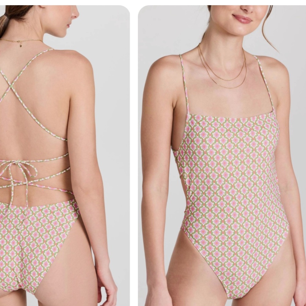 NWT Tory Burch Floral One-Piece Size S